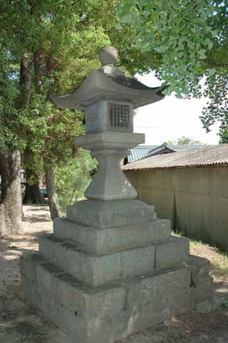 神明神社燈籠の画像